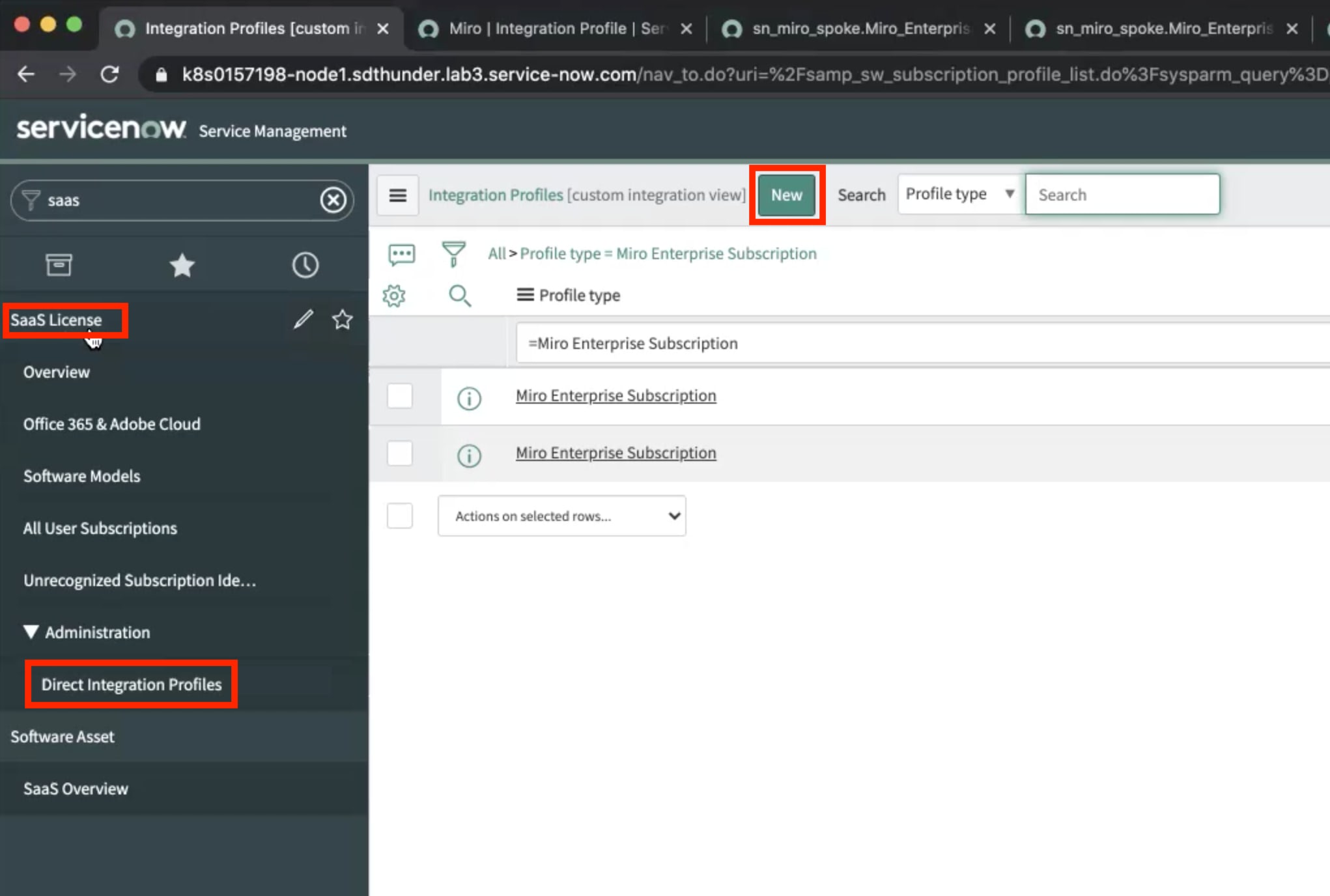 ServiceNow Salesforce - Direct Integration Profile
